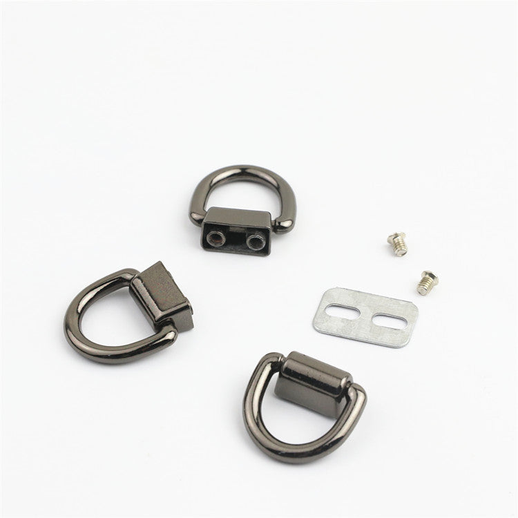 2pcs- Metal Arch Bridge Buckle | Kuku Rimau | Bag Accessories | DIY Repair Hardware | Zinc Alloy Handle Base