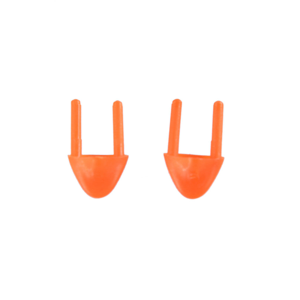 10pcs- Plush Toy Chick Duck Beak DIY Animal Doll Mouth Craft Accessories Orange Beak Aksesori Kraftangan