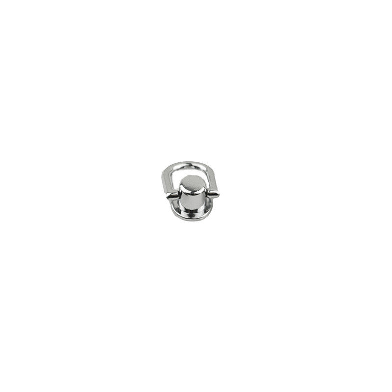 1 pair - Metal Bag D-Ring Connector | Screw Fixed Side Ring | Bag Strap Loop | Stud Screw D-Ring