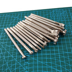 20Pcs Leather Craft Stamping Tools Set Leather Carving Punch Tool Kit for DIY Handmade Embossing