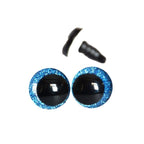 1 Pair - 3D Premium Offset Pupil Sparkling Crystal Eyes 18mm - 30mm for Dolls & Plush Toys – DIY Doll Eye Accessories