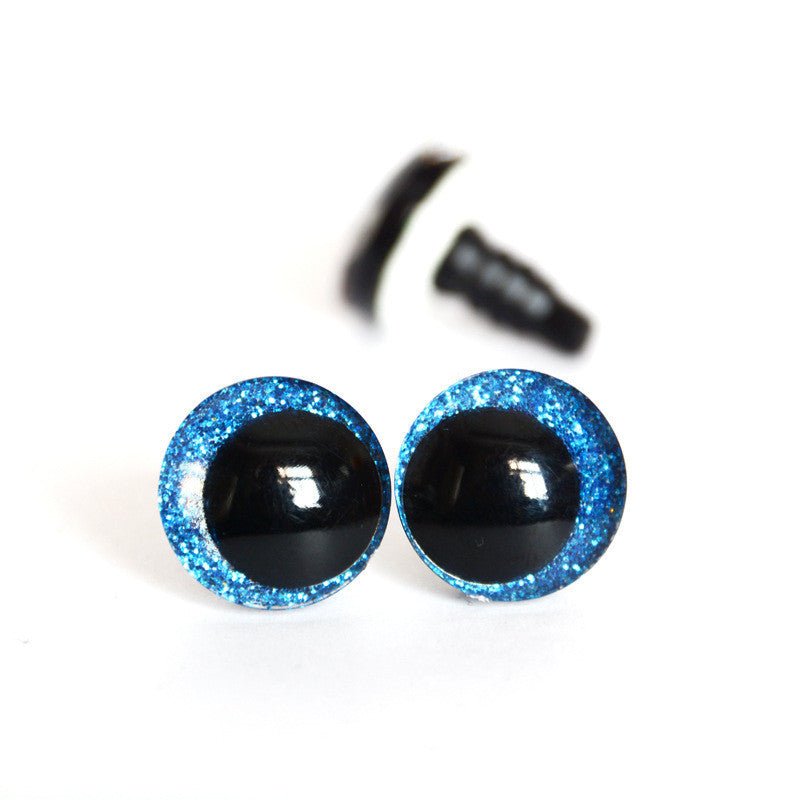 1 Pair - 3D Premium Offset Pupil Sparkling Crystal Eyes 18mm - 30mm for Dolls & Plush Toys – DIY Doll Eye Accessories