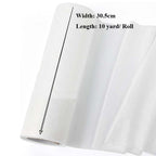 Anti-Scratch Iron-On Adhesive Interlining / Embroidery Backing Fabric | Stitch Cover| Fusible Covering Scratchy Stitches