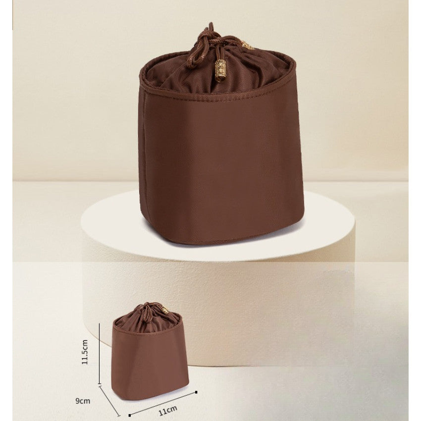 Bucket Bag Organizer Insert Mini Drawstring Inner Pouch Liner Bag for Women | Crochet Bag Inner