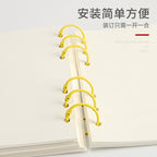 25mm Colored Metal Book Rings | 2pcs Binder Rings for Scrapbooking Photo Albums Flash Cards Keychains