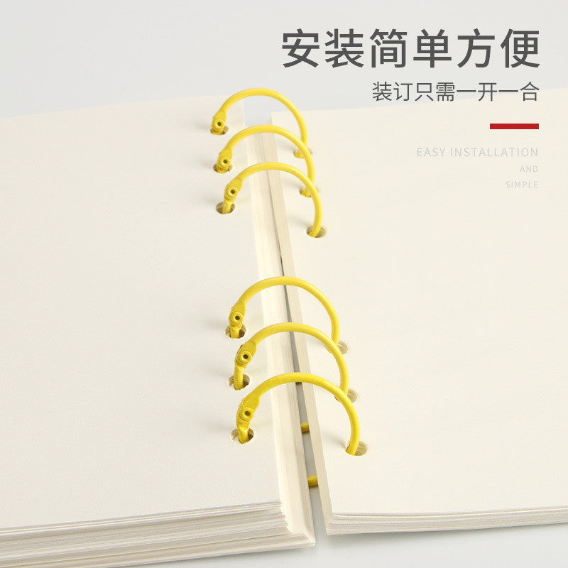 25mm Colored Metal Book Rings | 2pcs Binder Rings for Scrapbooking Photo Albums Flash Cards Keychains