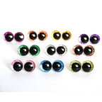 1 Pair - 3D Premium Offset Pupil Sparkling Crystal Eyes 18mm - 30mm for Dolls & Plush Toys – DIY Doll Eye Accessories