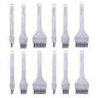 Leather Punch Chisel French Slanted Flat Pricking Iron 2.7/3.0/3.38/3.85mm Leather Craft Stitching Tool Alat Tebuk Kulit