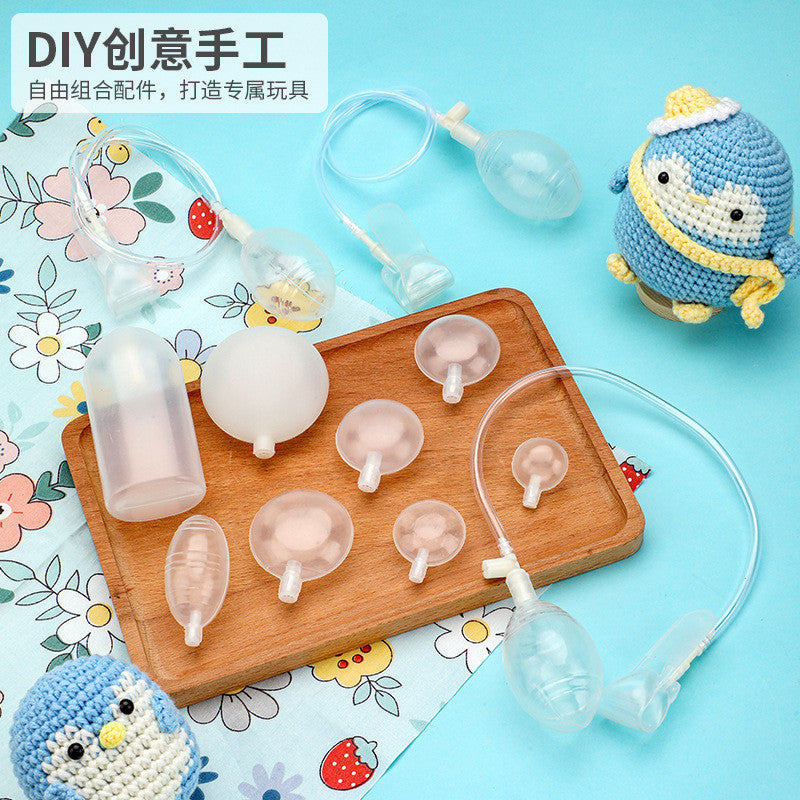 3pcs BB Sound Air Bag Double-Sound Whistle Insert | Squeaker Bubble Toy Accessory for Plush Dolls & DIY Crafts
