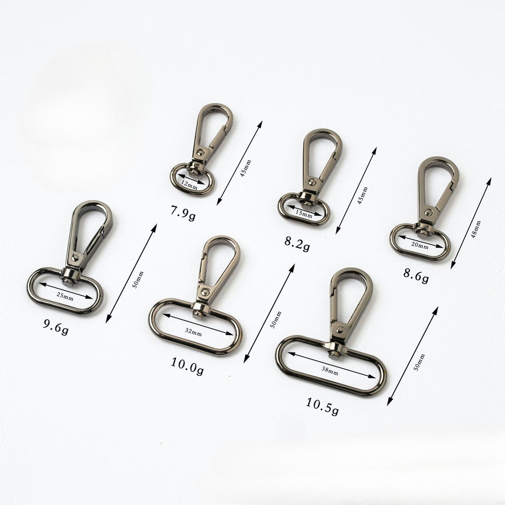 2pcs Premium Quality Lobster Swivel Hooks | Zinc Alloy Lobster Clasps | Bag Accessories | Strap Hook | Cangkuk Tali Beg