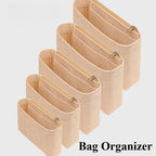 Tote Bag Organizer Insert – Lightweight Wool Felt Inner Pouch Liner Storage Bag | Crochet Bag Inner