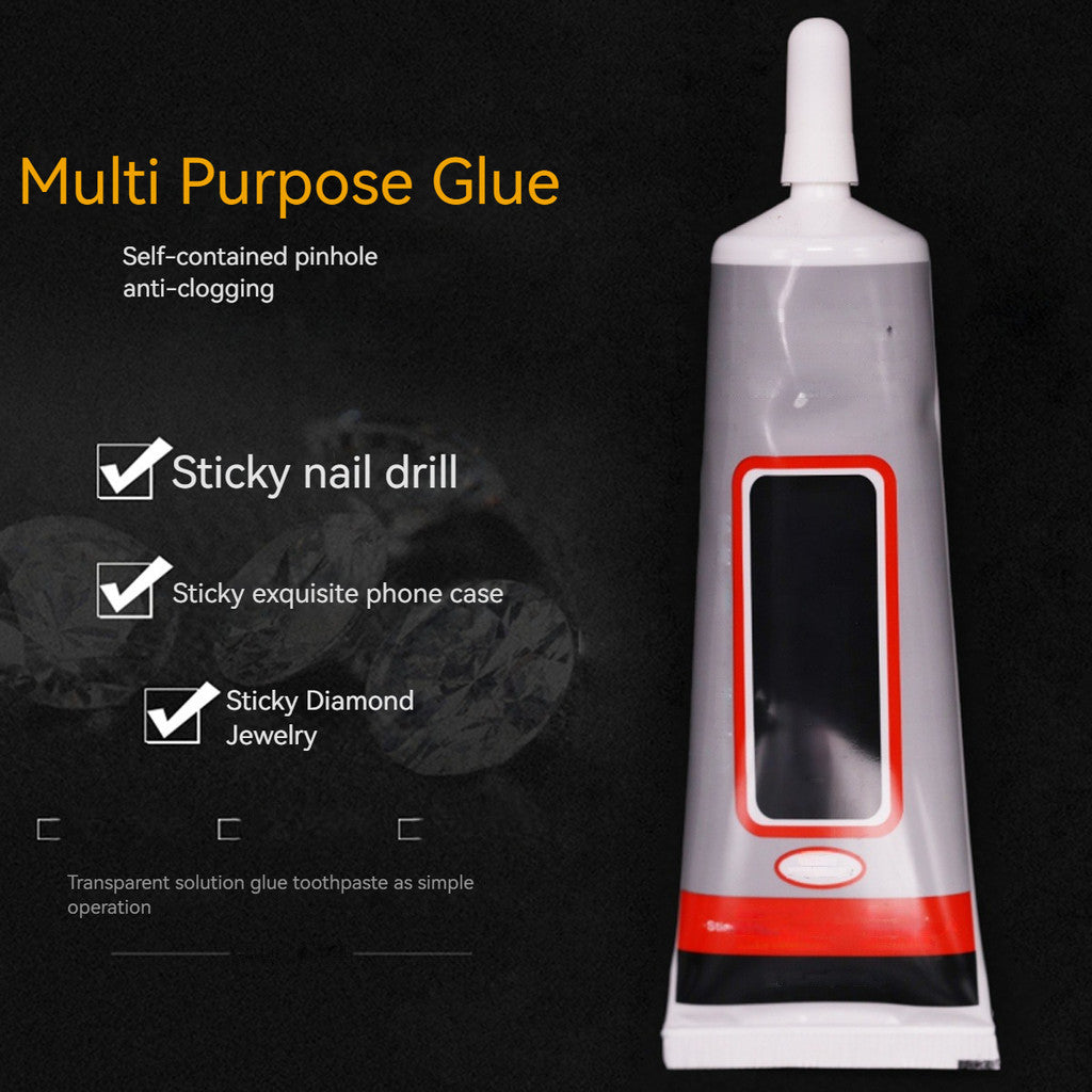 B7000 Multi-Purpose Strong Adhesive Glue for DIY Crafts, Jewelry & Rhinestones | High-Viscosity Transparent Glue