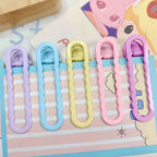 10pcs Wavy Hair Clip | Candy Color Metal Snap Clip | Bangs & Side Hair Clip | DIY Hair Accessories Supplies