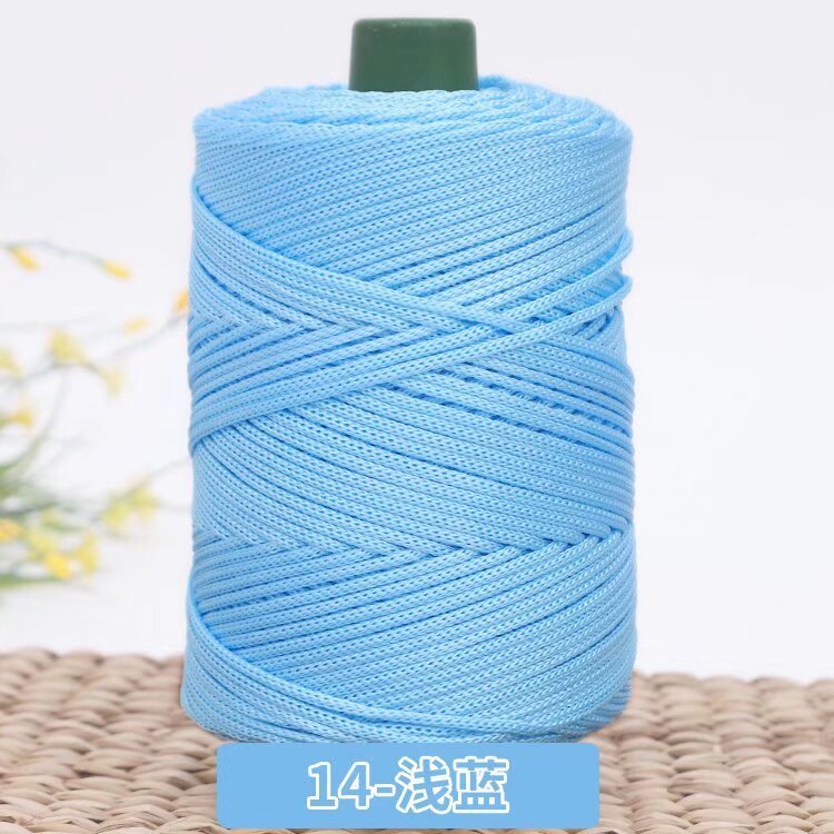 3mm Benang PP Siap Gulung | Benang Nylon Crochet | Tali PP / Bag Crochet Yarn/ PP Rope/ Bag Yarn/ Benang Tali Nylon