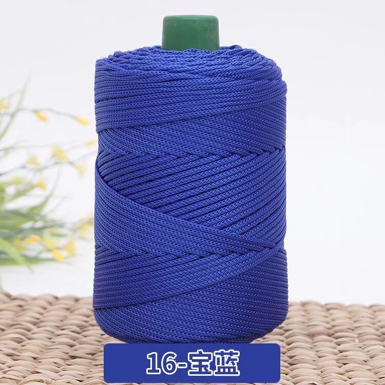 3mm Benang PP Siap Gulung | Benang Nylon Crochet | Tali PP / Bag Crochet Yarn/ PP Rope/ Bag Yarn/ Benang Tali Nylon