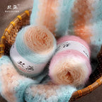 100g- Honey Series Fancy Yarn – Hand-Dyed Soft Wool Blend for Knitting & Crochet Yarn| Benang Kait | 十刻雪宝同款蜜糖系列长段染毛线