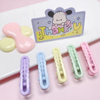 10pcs Wavy Hair Clip | Candy Color Metal Snap Clip | Bangs & Side Hair Clip | DIY Hair Accessories Supplies