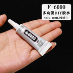 F6000 Strong Adhesive Fabric Glue Multi-Purpose Glue | Transparent High-Viscosity Glue for DIY Crafts, Sewing & Handmade