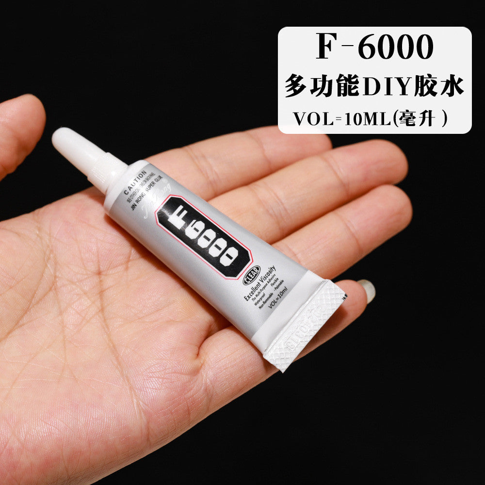 F6000 Strong Adhesive Fabric Glue Multi-Purpose Glue | Transparent High-Viscosity Glue for DIY Crafts, Sewing & Handmade
