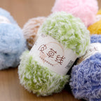 100g- Faux Mink Fur Yarn | Long Pile Plush Yarn for Hats, Scarves & DIY Knitting | Crochet Yarn | Benang Kait 皮草线 水貂绒毛线
