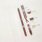 Full Set Crochet Dumpling Bag Handle & Accessories | Genuine Leather Handles & Bag Accessories | 饺子包 配件 包包提手 手提