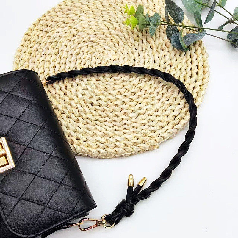 52cm- Braided PU Leather Bag Handle | Short Handbag Strap | DIY Tote Handle | Tali/ Rantai Beg / Handle Bag Replacement