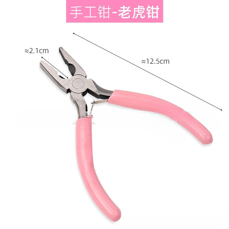 DIY Jewelry Making Mini Pliers | Needle Nose Round Nose Side Cutter for Beading Wire Craft Tool