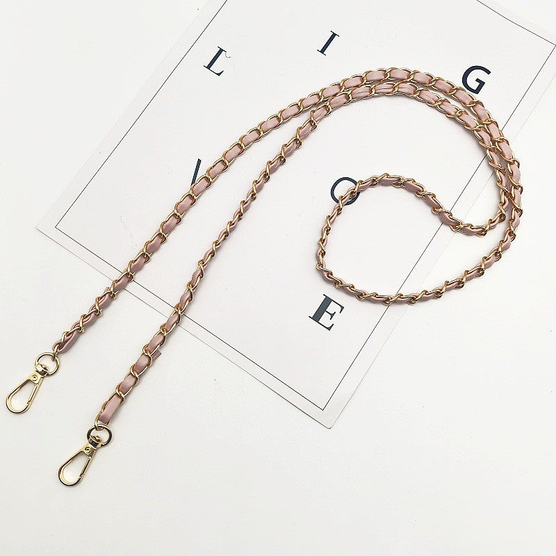 120cm- PU Leather Woven Chain Strap | Crossbody Bag Chain Replacement | Tali / Rantai Bag | Handbag Sling Bag Strap
