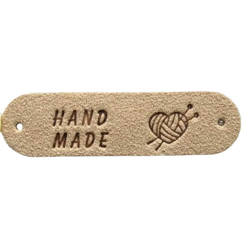 5pcs Handmade Microfiber Label Tag / Color Tag/ handmade Label/ Handmade Tag 彩色手工制作标签
