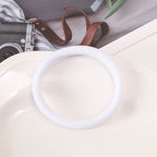 50pcs- Korean Style Seamless Hair Ties | High Elastic & Durable Towel Hair Bands for Women | Hair Tie