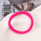 50pcs- Korean Style Seamless Hair Ties | High Elastic & Durable Towel Hair Bands for Women | Hair Tie