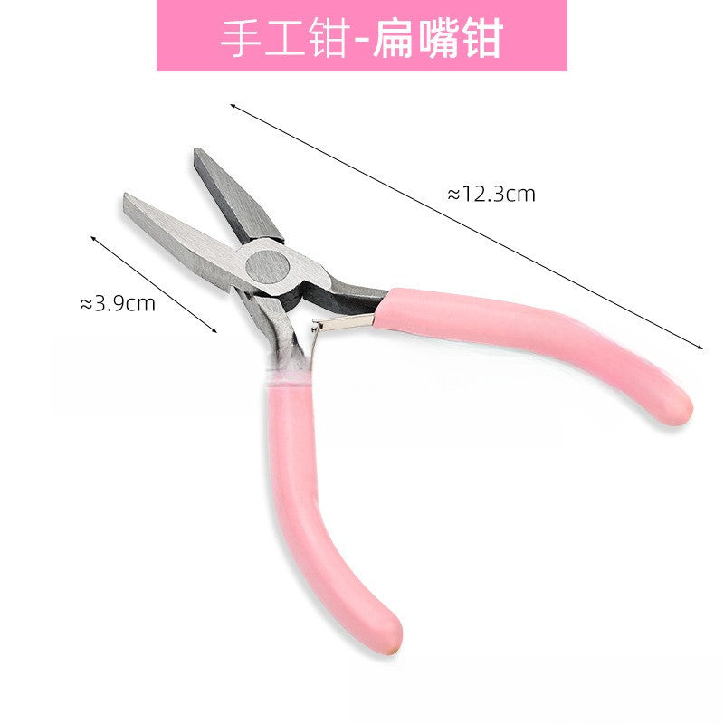 DIY Jewelry Making Mini Pliers | Needle Nose Round Nose Side Cutter for Beading Wire Craft Tool