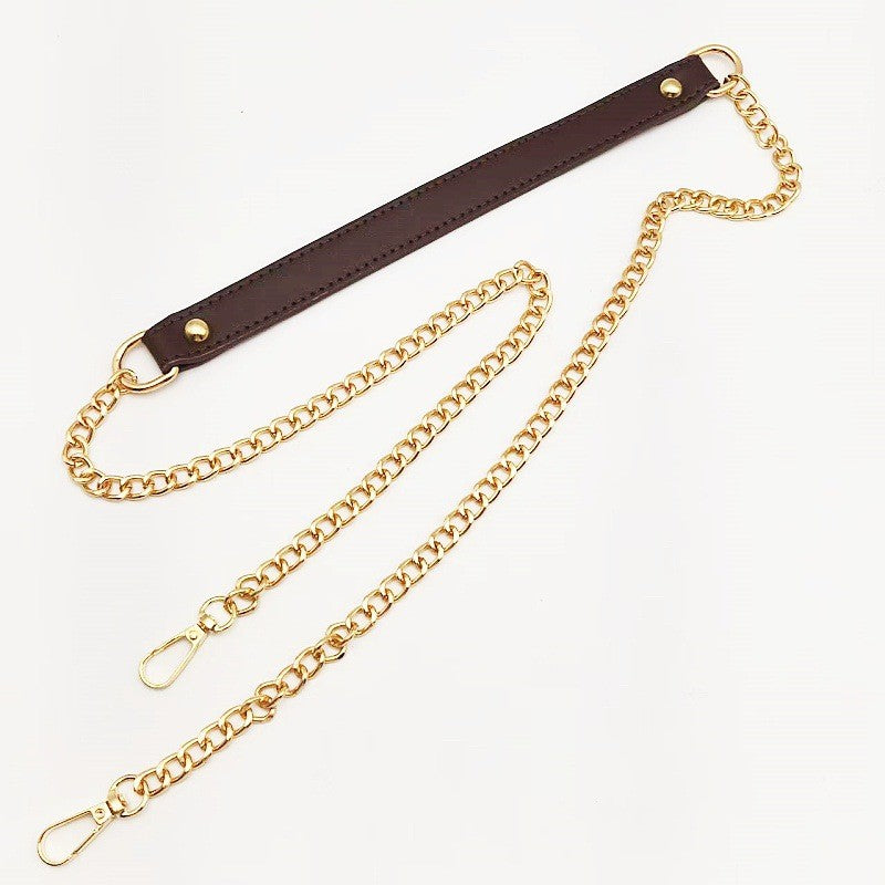 115cm- PU Leather Bag Strap Replacement | Shoulder & Crossbody Strap | Chain Handbag Strap | Tali / Rantai Bag Wanita
