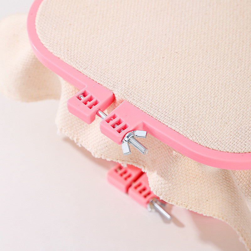 Adjustable Table Embroidery Hoop Stand | Double Layer ABS Embroidery Frame | Bingkai Sulaman Meja | Cross Stitch Stand