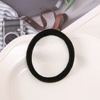 50pcs- Korean Style Seamless Hair Ties | High Elastic & Durable Towel Hair Bands for Women | Hair Tie