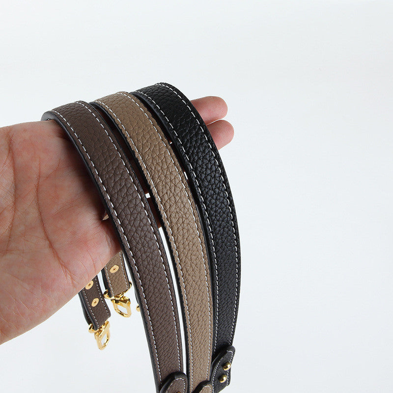 60cm Thin Shoulder Strap for Women’s Handbag | Litchi Texture Leather | Replacement Bag Strap | Tali / Rantai Bag