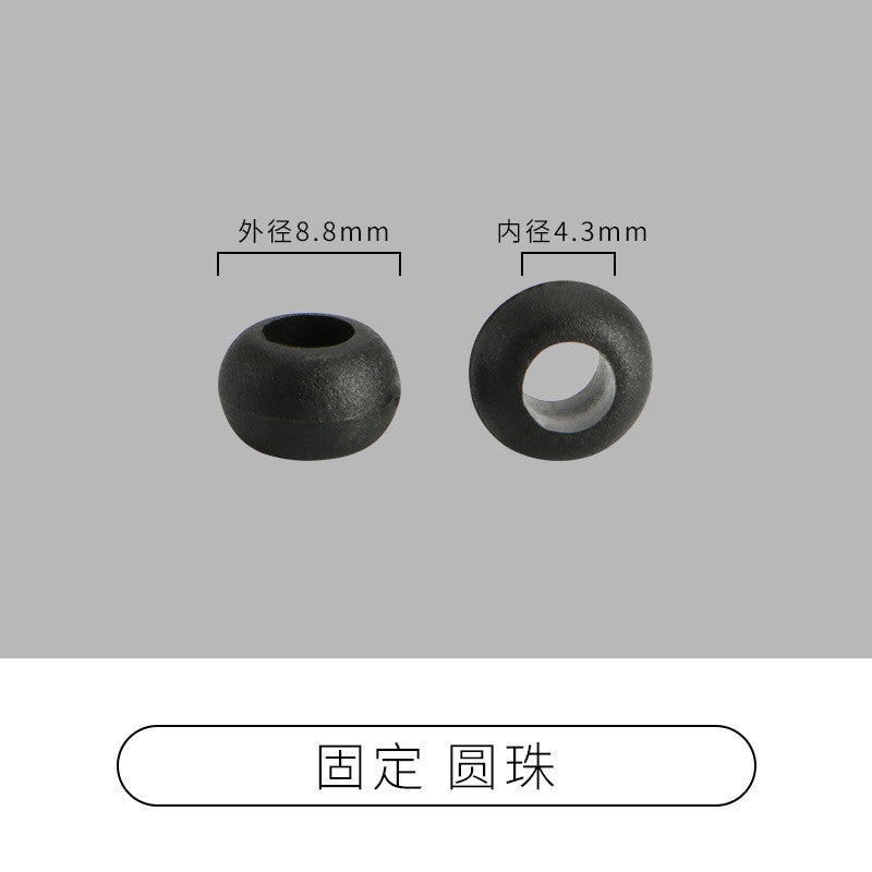 5pcs-Plastic Spring Cord Lock Stopper – Single Hole / Double Hole Drawstring Toggle – Nose Cord Lock for Bags & Clothing