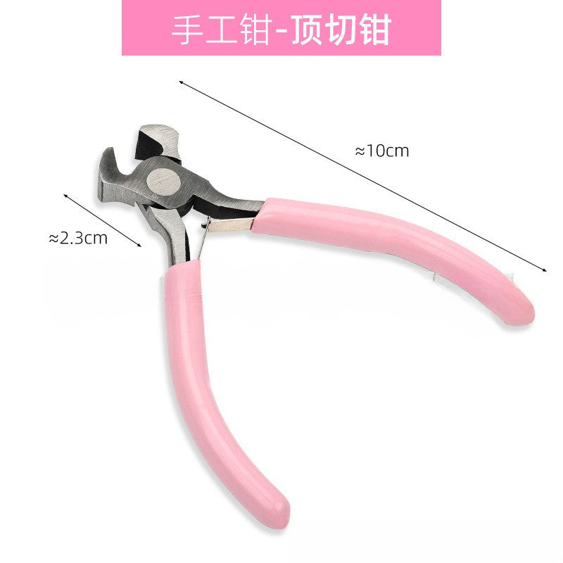 DIY Jewelry Making Mini Pliers | Needle Nose Round Nose Side Cutter for Beading Wire Craft Tool