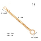 20cm Metal Bag Chain Extender | Replacement Strap Extension for Handbags | Adjustable Length Add-On Chain