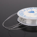 Transparent Elastic Cord & Fishing Line for Beading – TPU Stretch String / Clear Nylon Thread | Benang Getah | Crystal