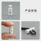 5pcs-Plastic Spring Cord Lock Stopper – Single Hole / Double Hole Drawstring Toggle – Nose Cord Lock for Bags & Clothing
