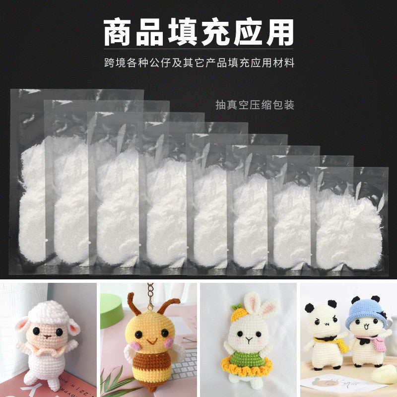 Vacuum Compressed PP Cotton Filling | Plush Toy & Pillow Stuffing | Polyester Fiber Filled