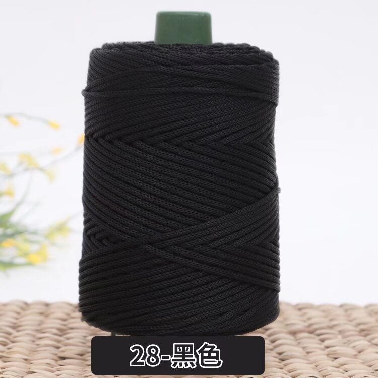3mm Benang PP Siap Gulung | Benang Nylon Crochet | Tali PP / Bag Crochet Yarn/ PP Rope/ Bag Yarn/ Benang Tali Nylon