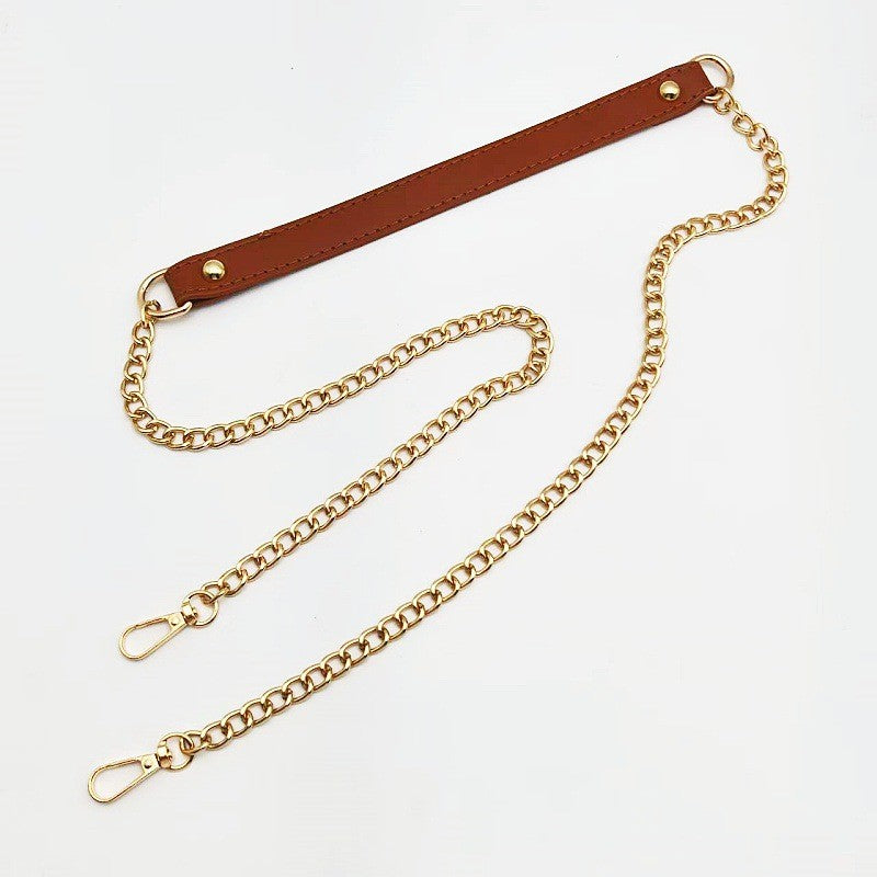 115cm- PU Leather Bag Strap Replacement | Shoulder & Crossbody Strap | Chain Handbag Strap | Tali / Rantai Bag Wanita