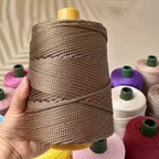 3mm Benang PP Siap Gulung | Benang Nylon Crochet | Tali PP / Bag Crochet Yarn/ PP Rope/ Bag Yarn/ Benang Tali Nylon