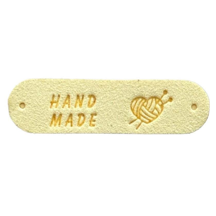 5pcs Handmade Microfiber Label Tag / Color Tag/ handmade Label/ Handmade Tag 彩色手工制作标签