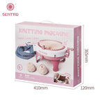 48 Needles Knitting Machine for Kids | Round Loom DIY Weaving Toy | Scarf Hat Socks Maker Kit | Crochet Craft Set