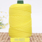 3mm Benang PP Siap Gulung | Benang Nylon Crochet | Tali PP / Bag Crochet Yarn/ PP Rope/ Bag Yarn/ Benang Tali Nylon