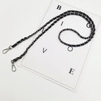 120cm- PU Leather Woven Chain Strap | Crossbody Bag Chain Replacement | Tali / Rantai Bag | Handbag Sling Bag Strap