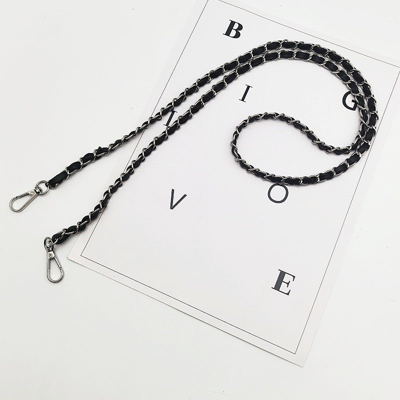 120cm- PU Leather Woven Chain Strap | Crossbody Bag Chain Replacement | Tali / Rantai Bag | Handbag Sling Bag Strap